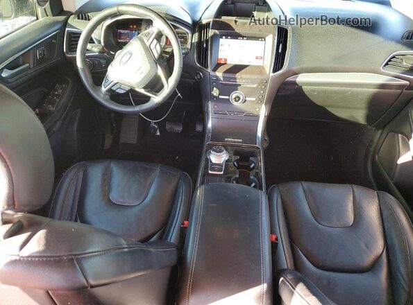 2FMPK3K95KBB53749 2019 FORD EDGE Черный Вид панели приборов