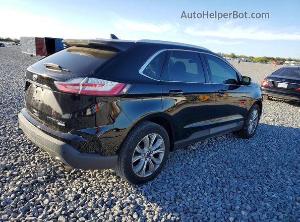 2FMPK3K95KBB53749 2019 FORD EDGE Черный Задняя правая четверть