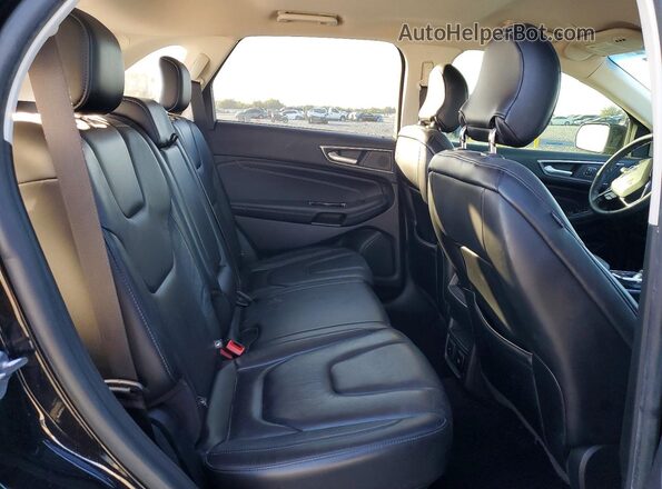 2FMPK3K95KBB53749 2019 FORD EDGE Черный Вид задней части салона