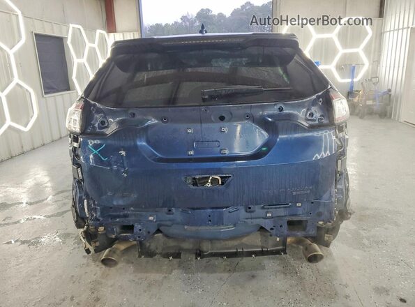 2FMPK3K98HBC01284 2017 FORD EDGE Синий Вид сзади