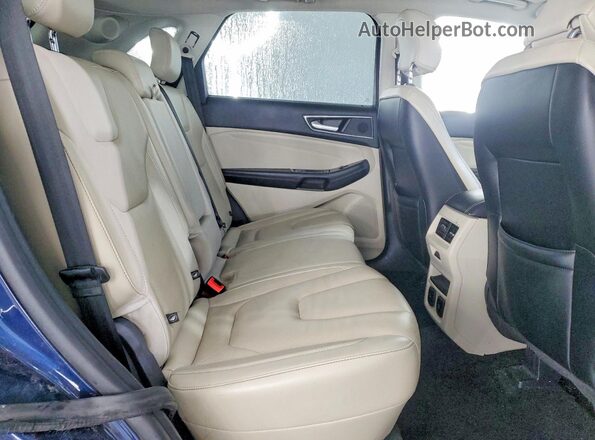 2FMPK3K98HBC01284 2017 FORD EDGE Синий Вид задней части салона