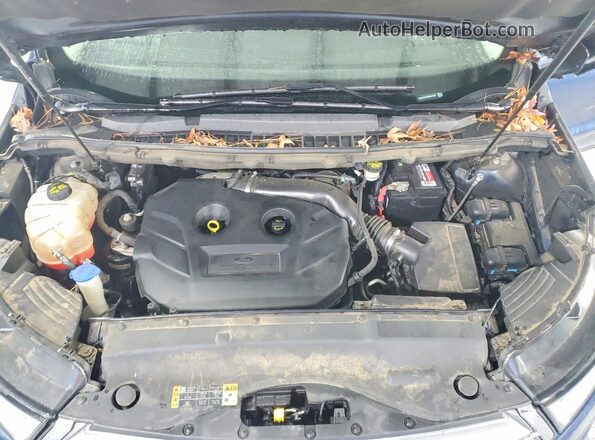 2FMPK3K98HBC01284 2017 FORD EDGE Синий Вид подкапотного пространства