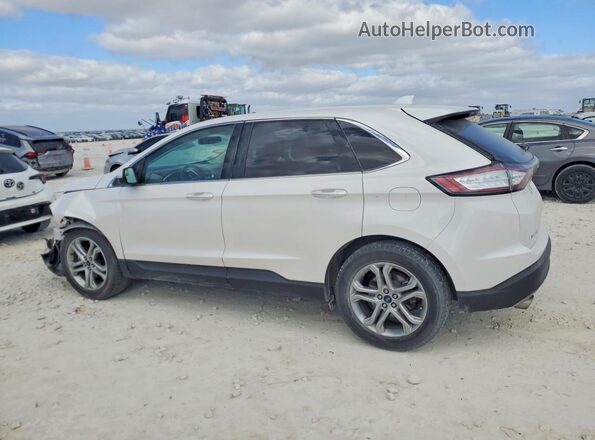 2FMPK3K98JBB44879 2018 FORD EDGE Белый Задняя левая четверть