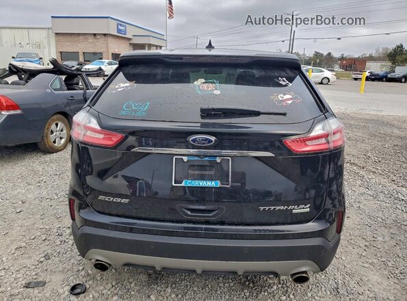 2FMPK3K98KBB55690 2019 FORD EDGE Черный Вид сзади
