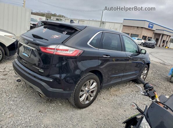 2FMPK3K98KBB55690 2019 FORD EDGE Черный Задняя правая четверть