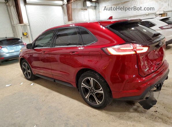 2FMPK4AP0KBB38419 2019 FORD EDGE Red Trasero izquierdo