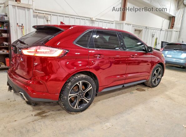2FMPK4AP0KBB38419 2019 FORD EDGE Red Trasero derecho