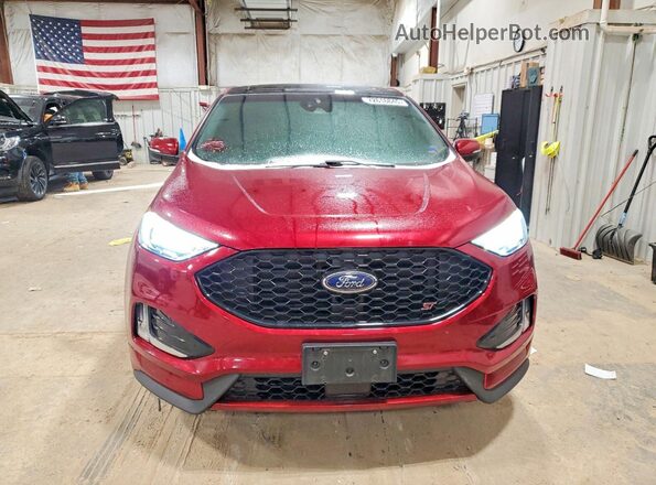 2FMPK4AP0KBB38419 2019 FORD EDGE Red Vista frontal
