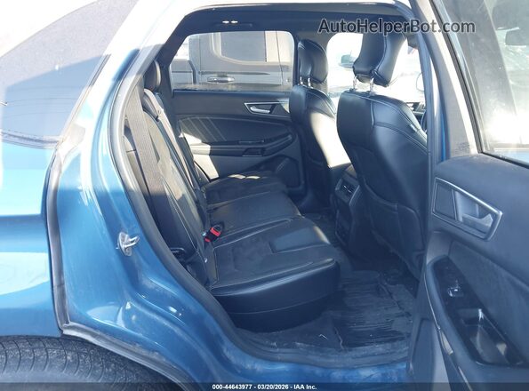 2FMPK4AP0KBB80265 2019 FORD EDGE Blue VIN კოდის სტიკერის ხედი