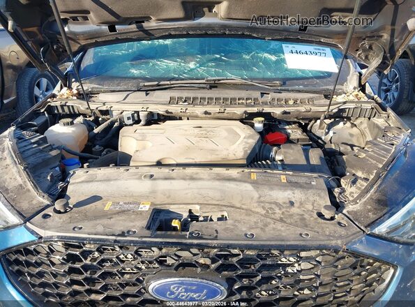 2FMPK4AP0KBB80265 2019 FORD EDGE Blue უკანა ხედი