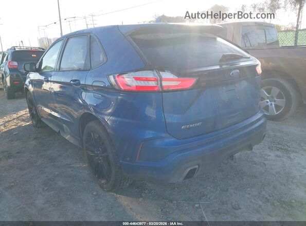 2FMPK4AP0KBB80265 2019 FORD EDGE Blue უკანა მარცხენა