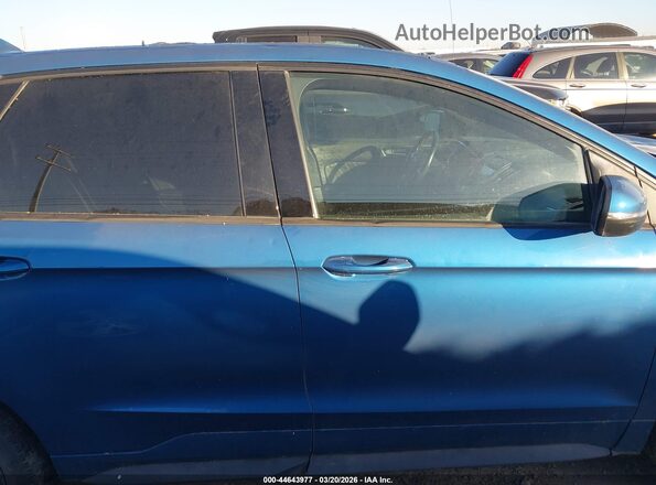 2FMPK4AP0KBB80265 2019 FORD EDGE Blue უკანა სალონის ხედი