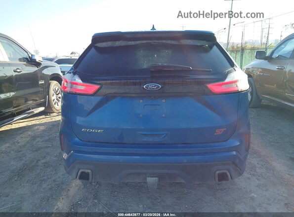 2FMPK4AP0KBB80265 2019 FORD EDGE Blue 