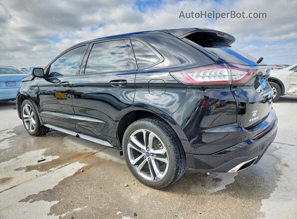 2FMPK4AP3HBB36673 2017 FORD EDGE Black Tył lewy