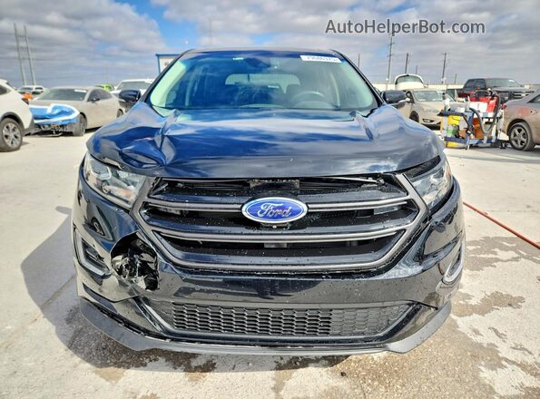 2FMPK4AP3HBB36673 2017 FORD EDGE Black Widok z przodu