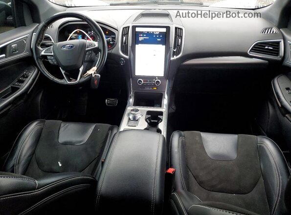 2FMPK4AP3NBA12592 2022 FORD EDGE Black Dashboard view