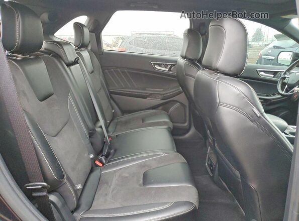 2FMPK4AP3NBA12592 2022 FORD EDGE Black Rear seats view