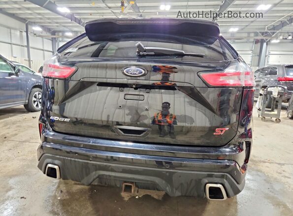 2FMPK4AP4KBB02300 2019 FORD EDGE Black Widok z tyłu