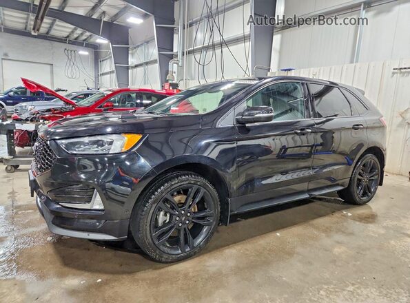 2FMPK4AP4KBB02300 2019 FORD EDGE Black Przód lewy