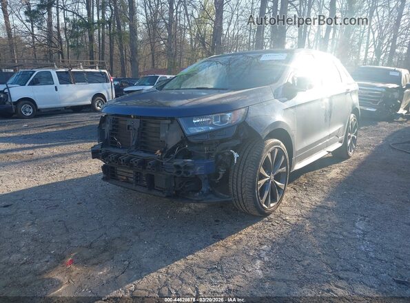 2FMPK4AP5HBC47256 2017 FORD EDGE Blue Առջևի ձախ երեք քառորդ տեսարան