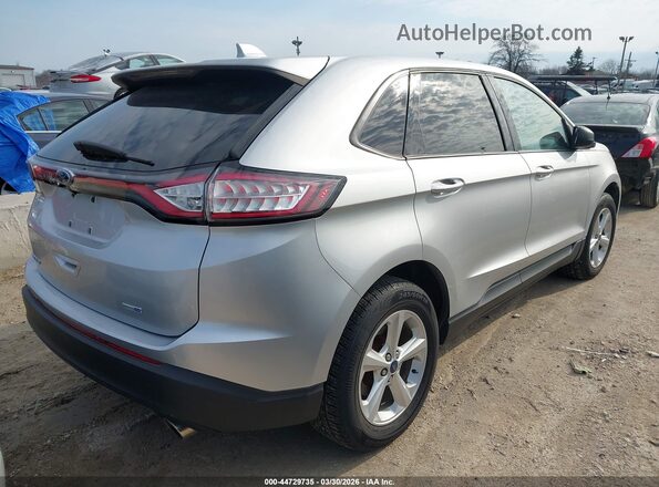 2FMPK4G92GBC16764 2016 FORD EDGE Серебряный Задняя правая четверть