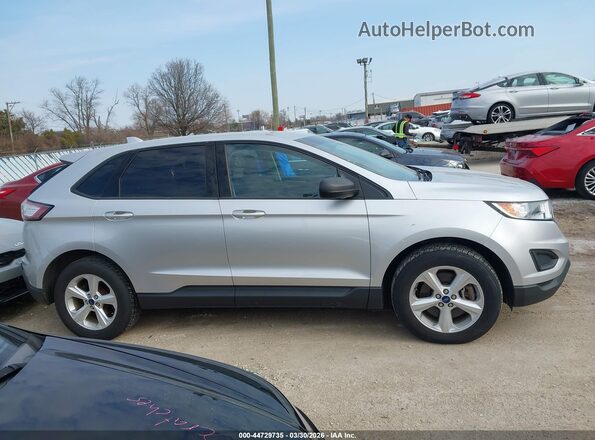 2FMPK4G92GBC16764 2016 FORD EDGE Серебряный Вид задней части салона