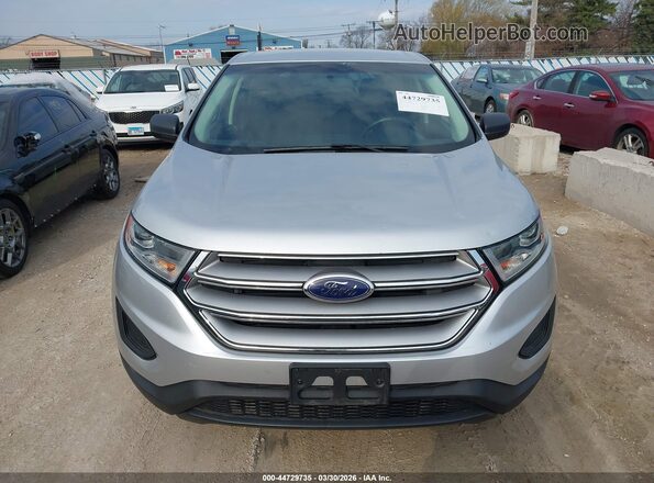 2FMPK4G92GBC16764 2016 FORD EDGE Серебряный Вид щитка приборов