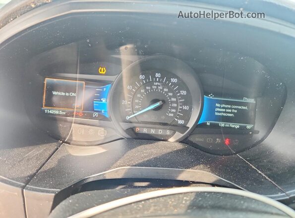 2FMPK4G94PBA14279 2023 FORD EDGE Белый Вид щитка приборов