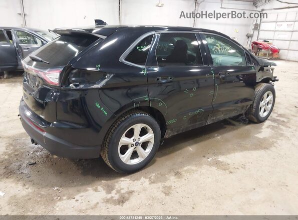 2FMPK4G97HBB67532 2017 FORD EDGE Черный Задняя правая четверть