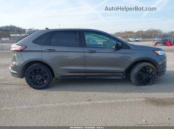 2FMPK4G99PBA43910 2023 FORD EDGE Gray Widok wnętrza z tyłu
