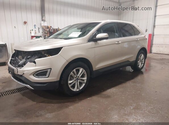 2FMPK4J89JBC25940 2018 FORD EDGE Beige Przód lewy