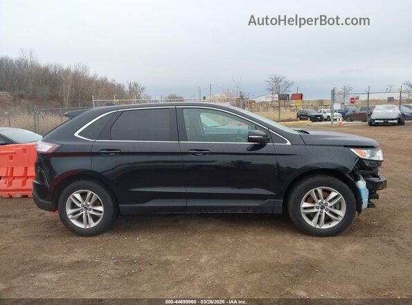 2FMPK4J90HBC01027 2017 FORD EDGE Черный Вид задней части салона