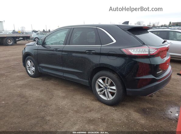 2FMPK4J90HBC01027 2017 FORD EDGE Черный Задняя левая четверть