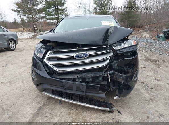 2FMPK4J90JBC52856 2018 FORD EDGE Black Vista del cuadro de instrumentos