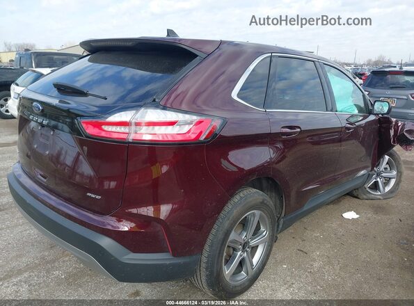 2FMPK4J90RBA10211 2024 FORD EDGE Purple უკანა მარჯვენა