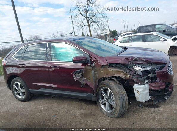2FMPK4J90RBA10211 2024 FORD EDGE Purple ხელსაწყოთა პანელის ხედი