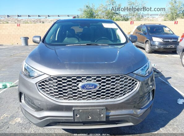 2FMPK4J90RBA18244 2024 FORD EDGE Gray Instrument cluster view