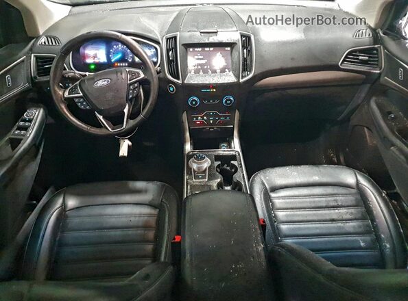 2FMPK4J91KBC20810 2019 FORD EDGE Серый Вид панели приборов