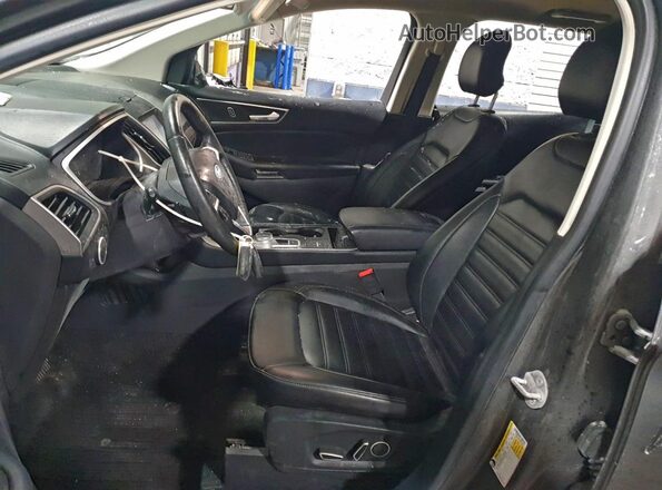 2FMPK4J91KBC20810 2019 FORD EDGE Серый Вид салона спереди
