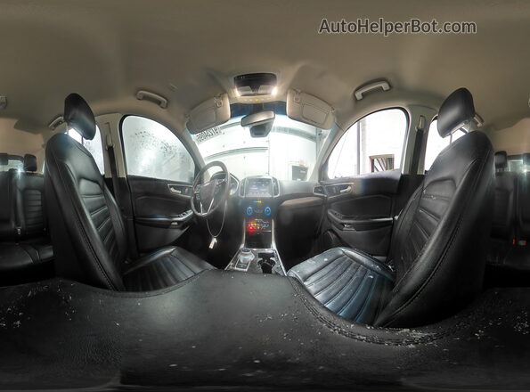 2FMPK4J91KBC20810 2019 FORD EDGE Серый Панорамный вид салона 360°
