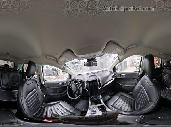 2FMPK4J92PBA59097 2023 FORD EDGE Серебряный Панорамный вид салона 360°