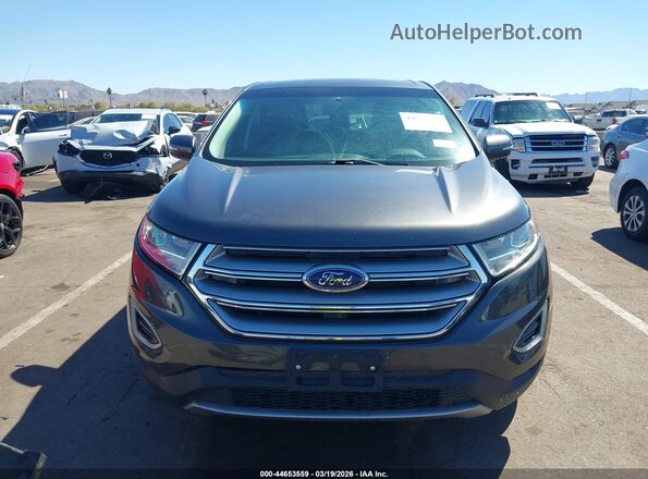 2FMPK4J93JBB73374 2018 FORD EDGE Серый Вид задней части салона