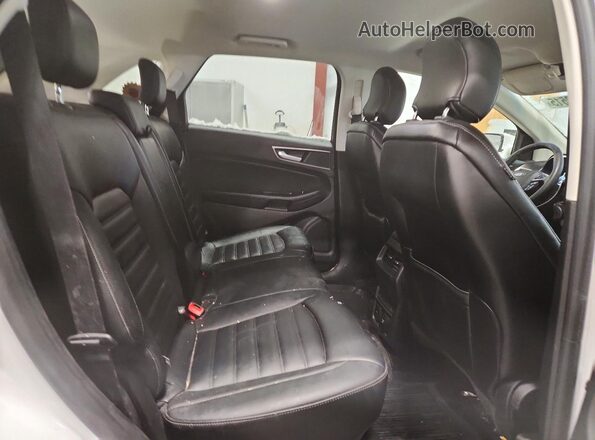 2FMPK4J93KBB07604 2019 FORD EDGE Белый Вид задней части салона