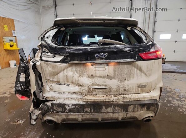 2FMPK4J93KBB07604 2019 FORD EDGE Белый Вид сзади