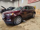2021 Ford Edge Sel Maroon vin: 2FMPK4J93MBA14326