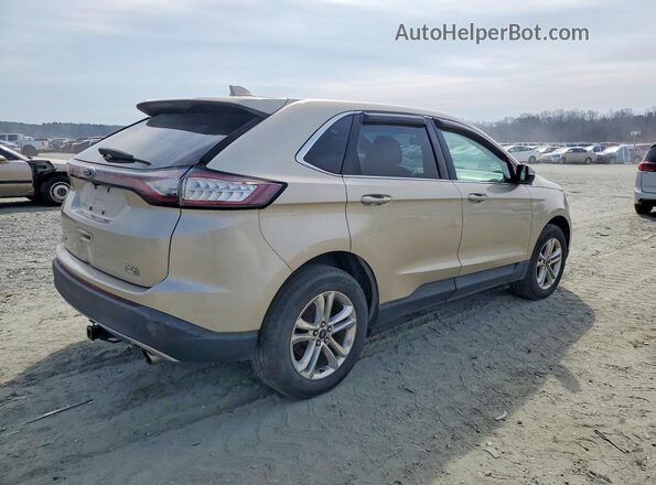 2FMPK4J94HBC25590 2017 FORD EDGE Бежевый Задняя правая четверть