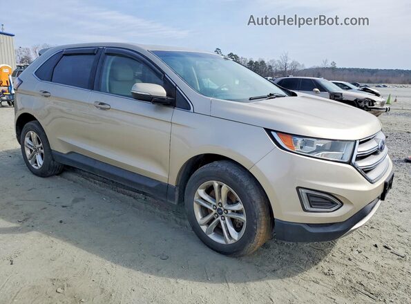 2FMPK4J94HBC25590 2017 FORD EDGE Бежевый Передняя правая четверть