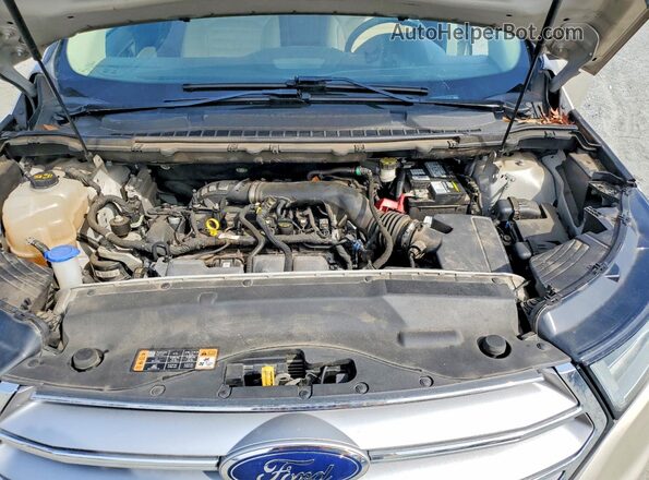 2FMPK4J94HBC25590 2017 FORD EDGE Бежевый Вид подкапотного пространства