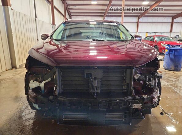 2FMPK4J94KBC67913 2019 FORD EDGE Maroon Vista frontal