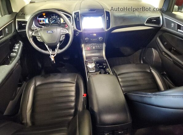 2FMPK4J94KBC67913 2019 FORD EDGE Maroon Vista del salpicadero